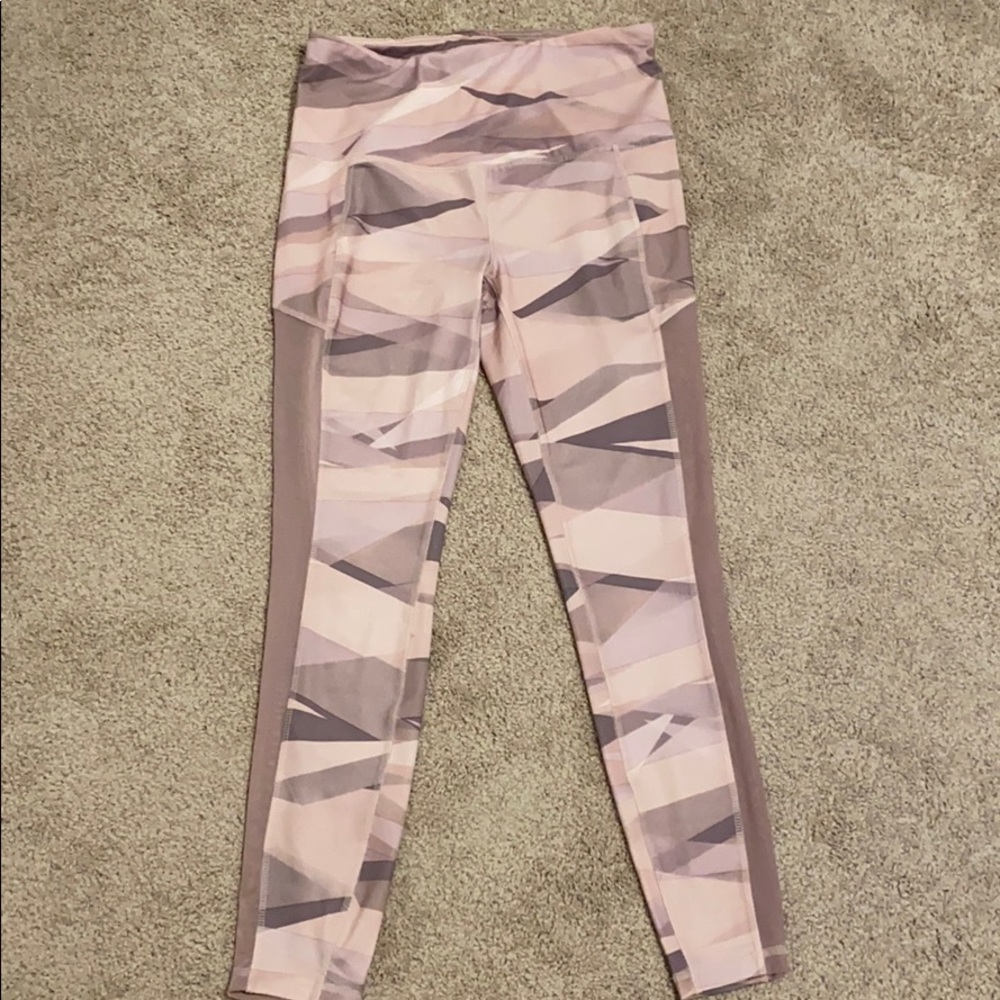 Pink army leggings
